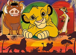 Пазл Lisciani Disney Lion King Maxifloor 4 x 48 деталей двухсторонний 35 x 25 см synthetic.ua - Фото 1