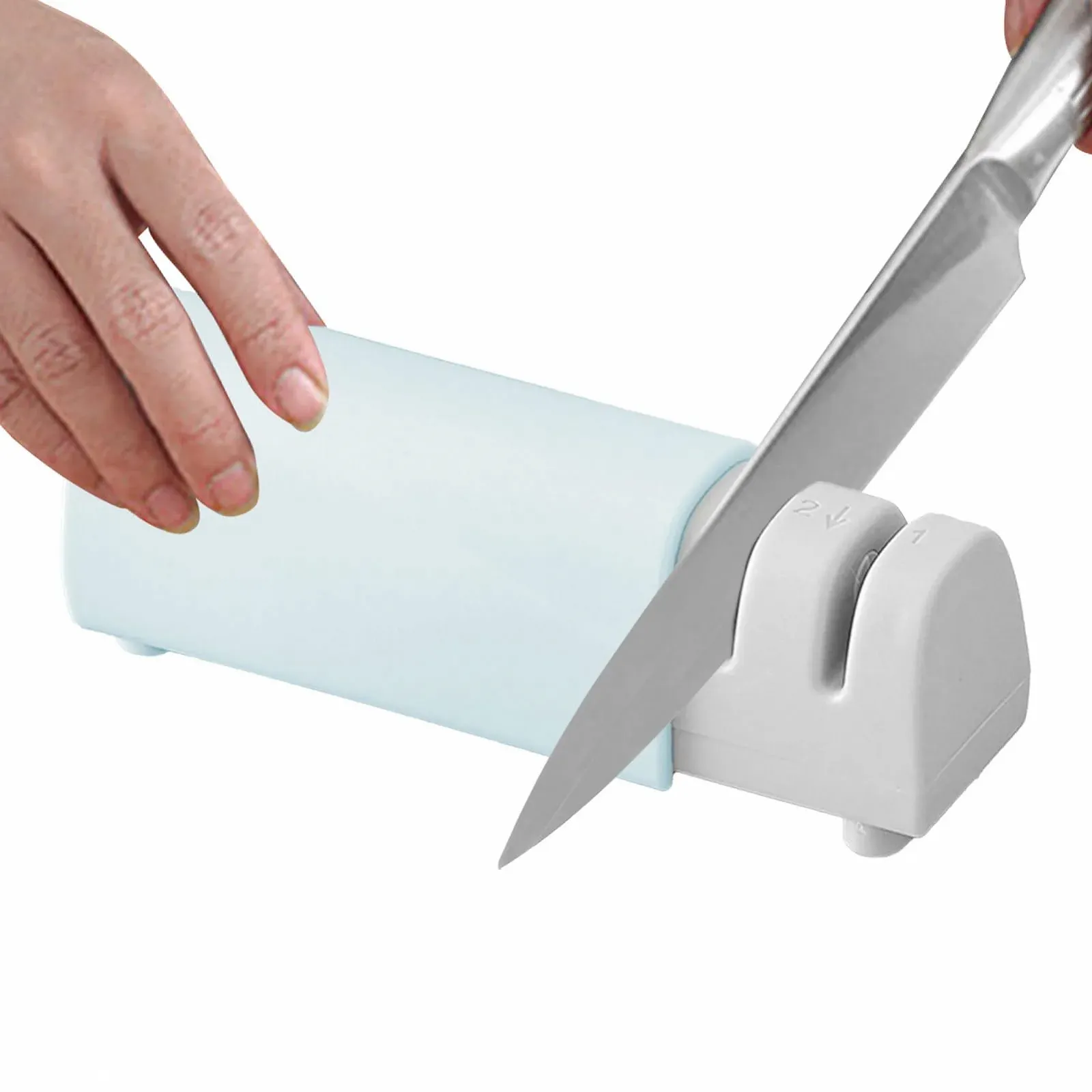 Точило для ножів ручна 2-ступінчаста висувна, фото №9