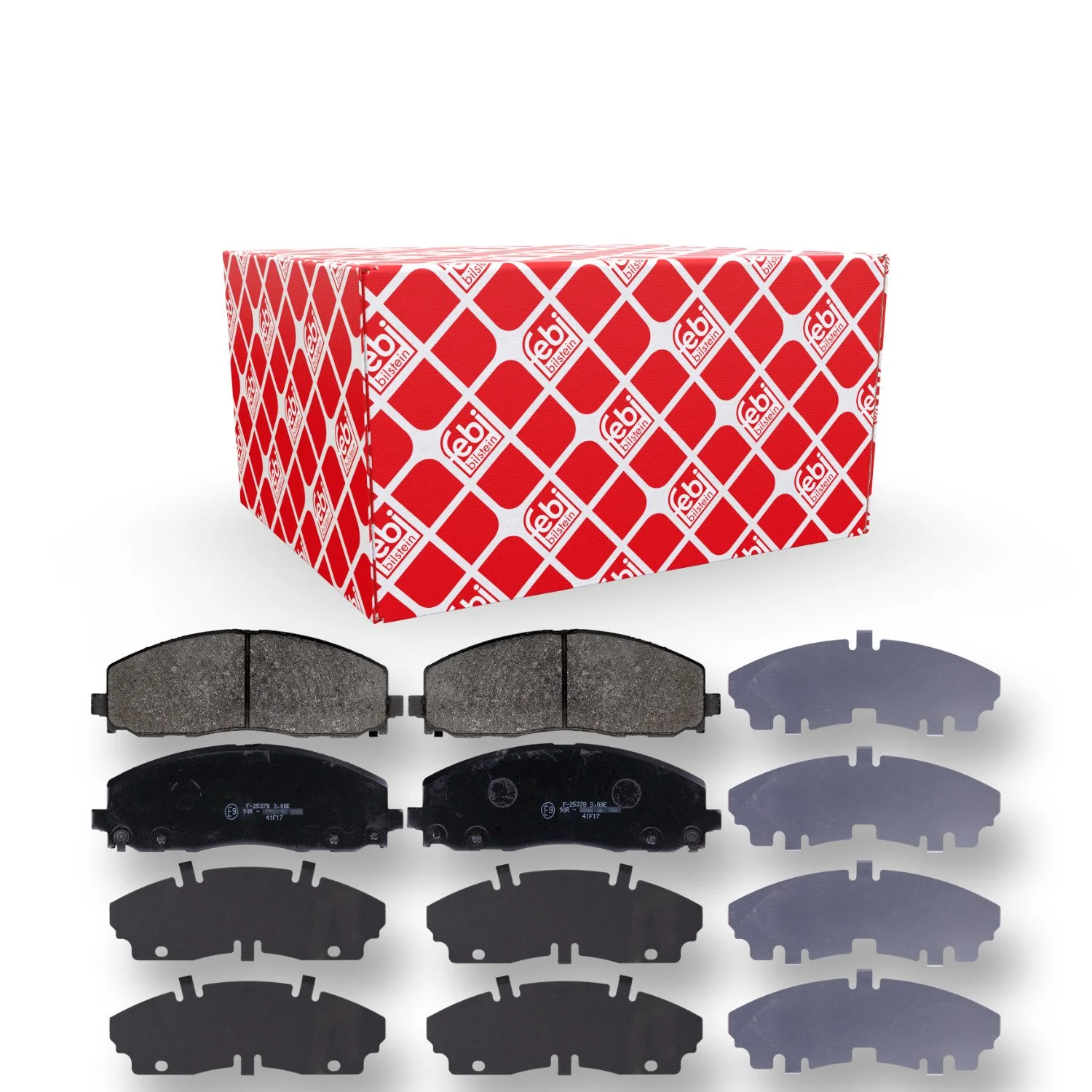 Комплект тормозных колодок, дисковый тормоз FEBI BILSTEIN 116061 для CHRYSLER DODGE FIAT JEEP, фото №1