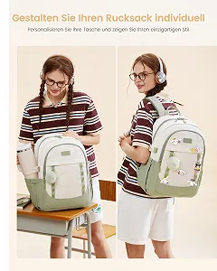 Рюкзак для ноутбука LOVEVOOK School 15.6 дюймів synthetic.ua - Фото 1