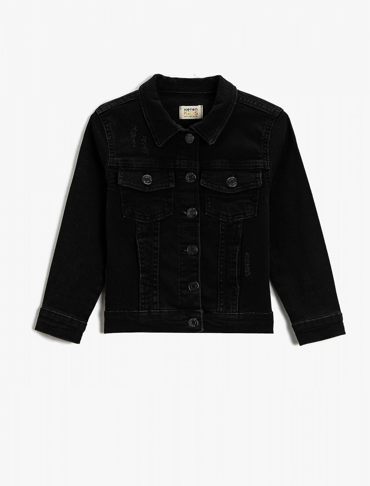 Джинсовая Куртка Koton Хлопковая, фото №2