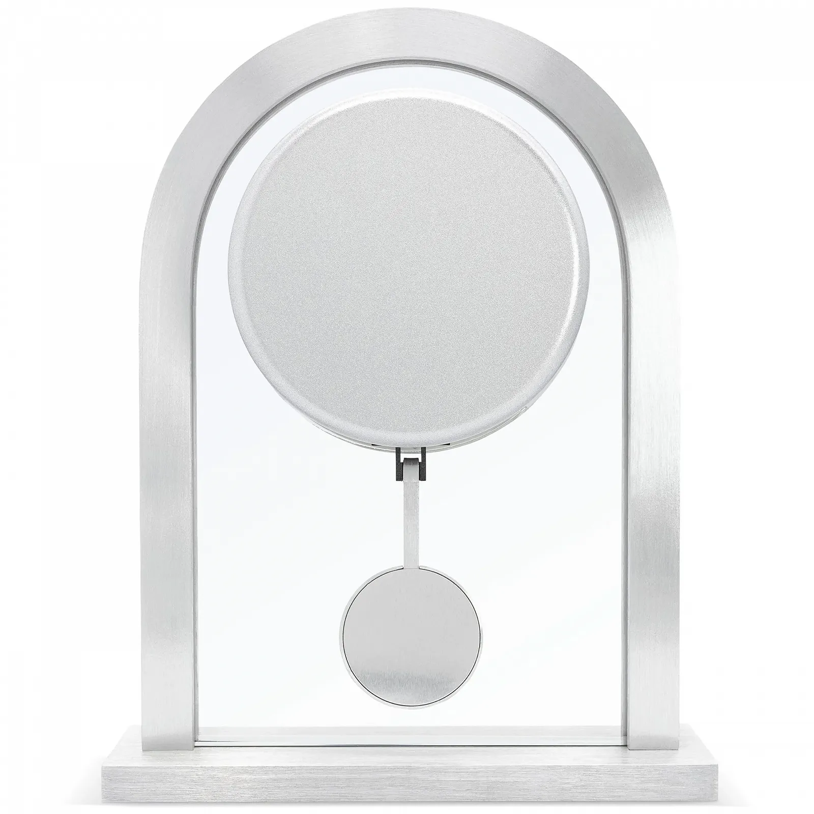 Годинник камінний Acctim Bathgate Скло з маятником Срібний, фото №3