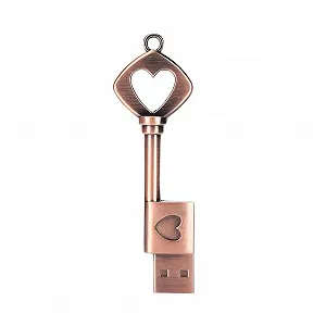 Купити USB-флеш-накопичувач Data Traveler Heart Shape 16 ГБ USB 3.0 Metal Key Ring Бронзовий - Фото 1 USB-флеш-накопичувач Data Traveler Heart Shape 16 ГБ USB 3.0 Metal Key Ring Бронзовий - Фото 1