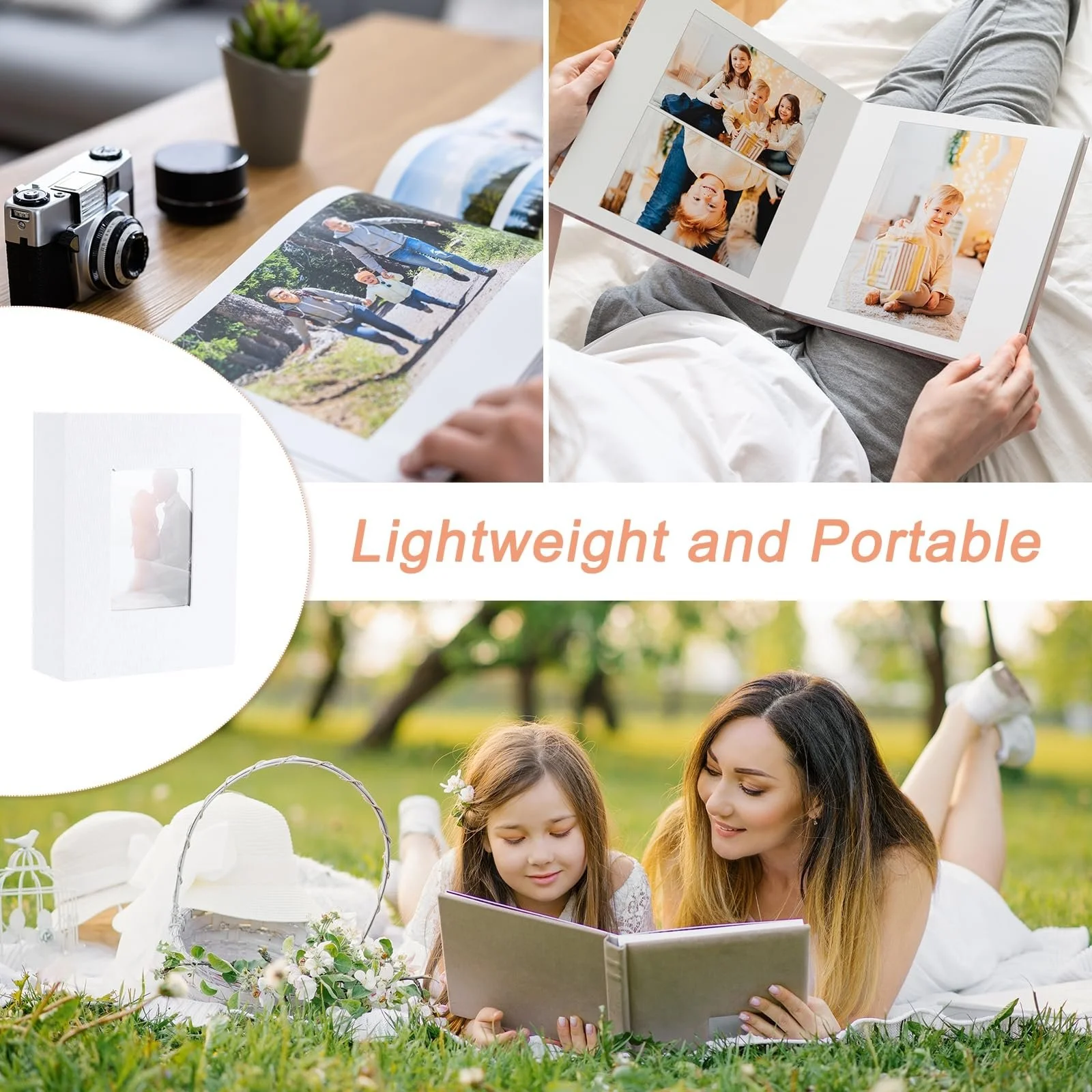 Фотоальбом sourcing map, 10 x 15 см, льняная обложка, маленький фотоальбом, книга на 100 карманов, вмещает 100 фотографий для свадьбы, семьи, годовщины, помолвки, путешествий, белый, фото №5 Фотоальбом sourcing map, 10 x 15 см, льняная обложка, маленький фотоальбом, книга на 100 карманов, вмещает 100 фотографий для свадьбы, семьи, годовщины, помолвки, путешествий, белый, фото №5