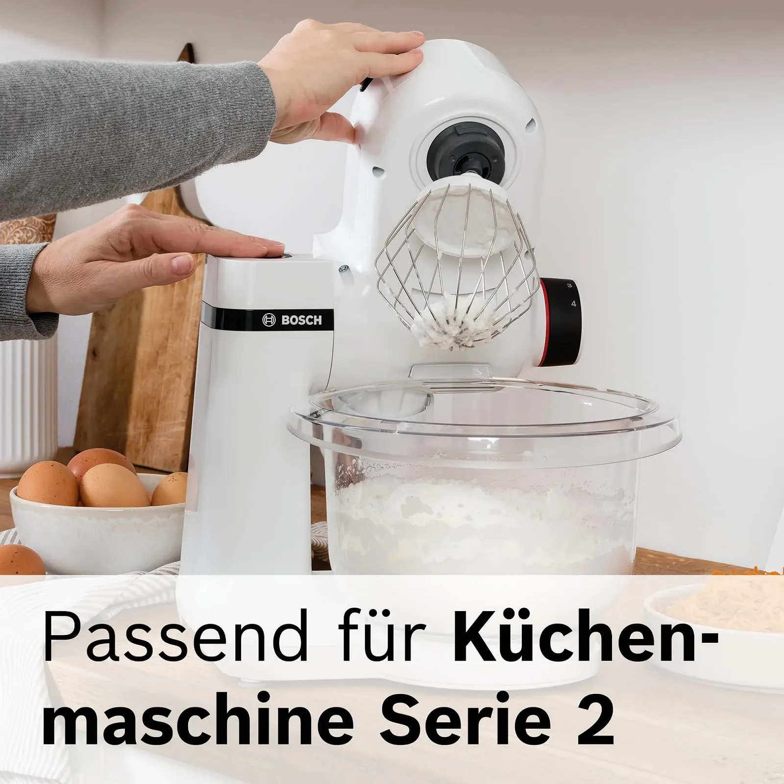 Миска для змішування Bosch Series 2 MUZS2TR 3.8 л Tritan прозора, фото №3