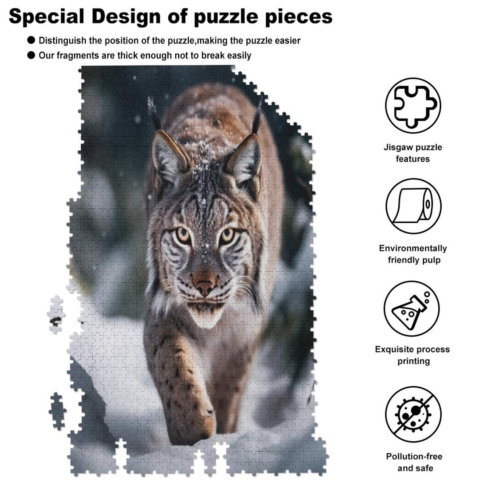 Пазл Lynx Дерев'яний 1000 деталей 78 x 53 см, фото №4