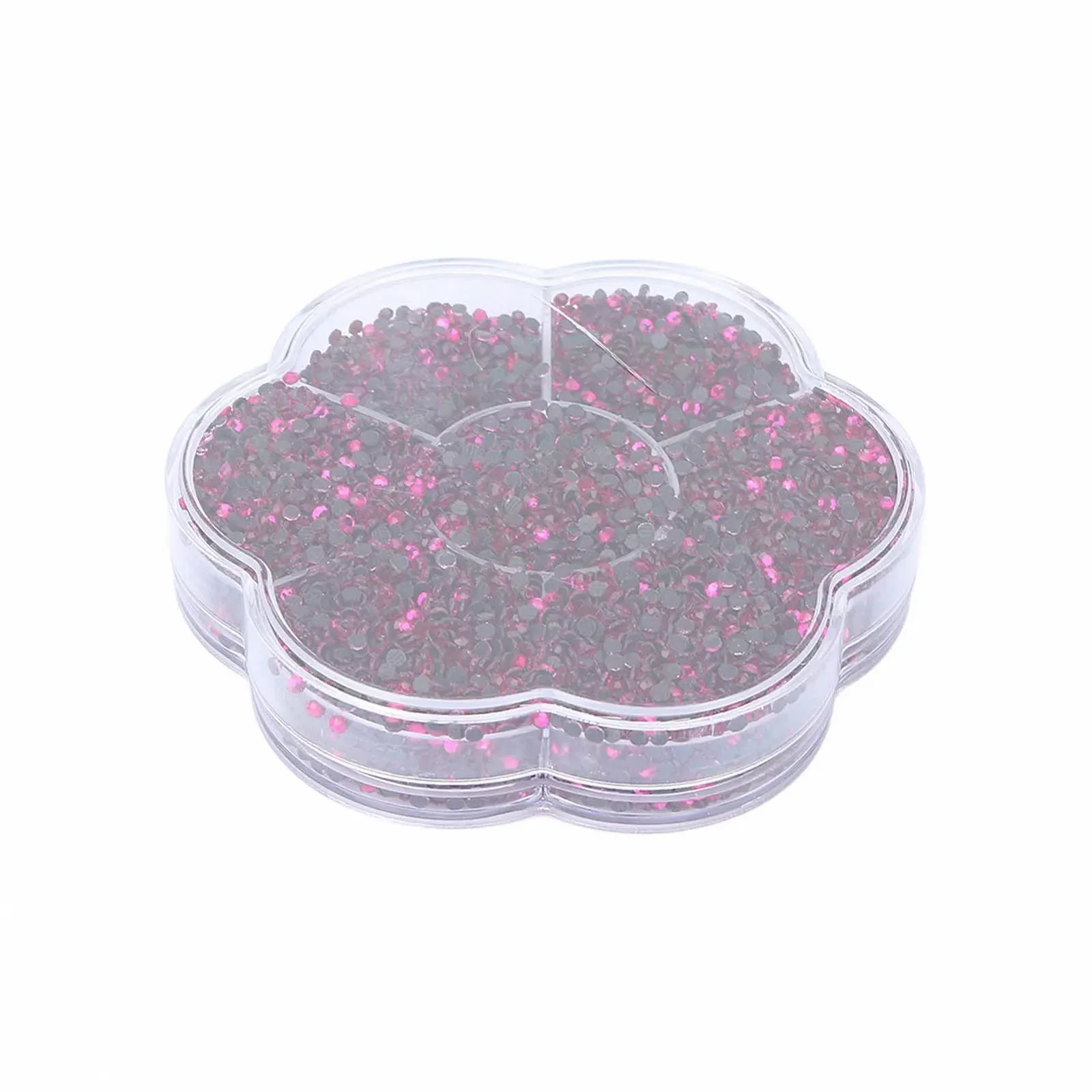 Стрази Термоклей Прозорі Стрази 14400шт, Аксесуари одягу, взуття, Рожеві С601, фото №6