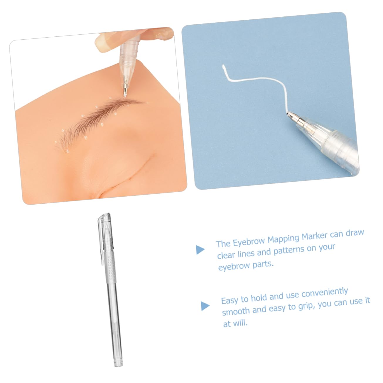 Маркер для бровей LALAFINA Белый, фото №7 Маркер для бровей LALAFINA Белый, фото №7