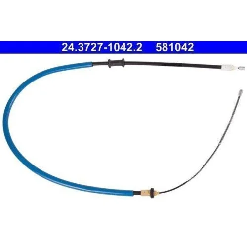Трос стоякового гальма ATE 24.3727-1042.2 для NISSAN RENAULT, задній правий, фото №2
