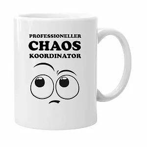 Кружка Ideler-MiniGeschenke.de С дизайном Координатор Хаоса 330 мл, Белый - Фото 1