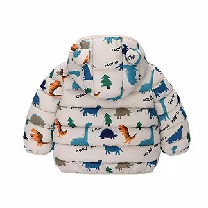 Зимова куртка для дівчинки, пухова, зимове пальто для малюків synthetic.ua - Фото 1