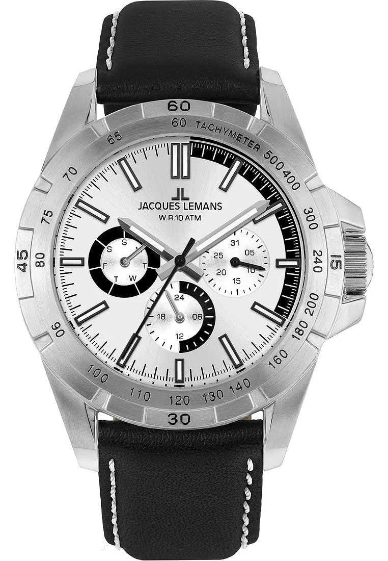 Чоловічий годинник JACQUES LEMANS Аналоговий Кварц 32023323, фото №1 Чоловічий годинник JACQUES LEMANS Аналоговий Кварц 32023323, фото №1