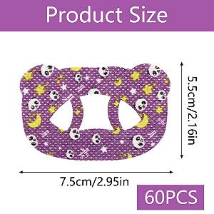 Пластирі для рота для сну для дорослих 60 шт., Коригувальні synthetic.ua - Фото 1