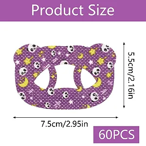 Пластирі для рота для сну для дорослих 60 шт., Коригувальні synthetic.ua - Фото 1