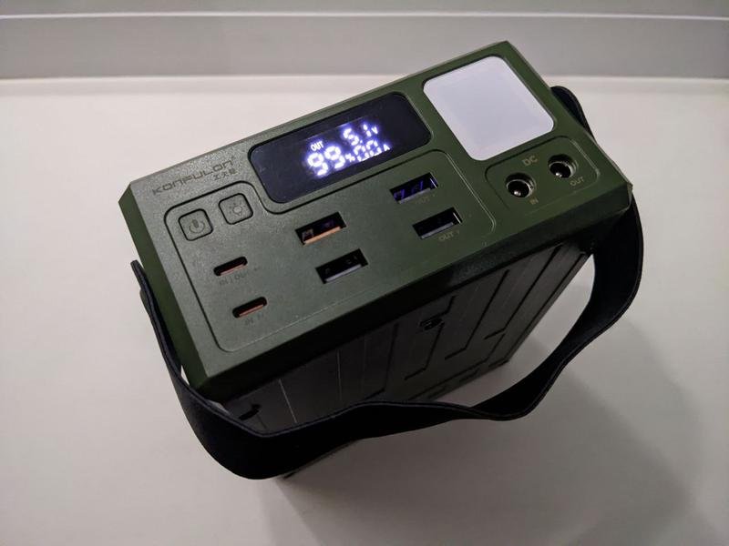 Потужний повербанк konfulon a45q ємністю 100000 mah бу, фото №2