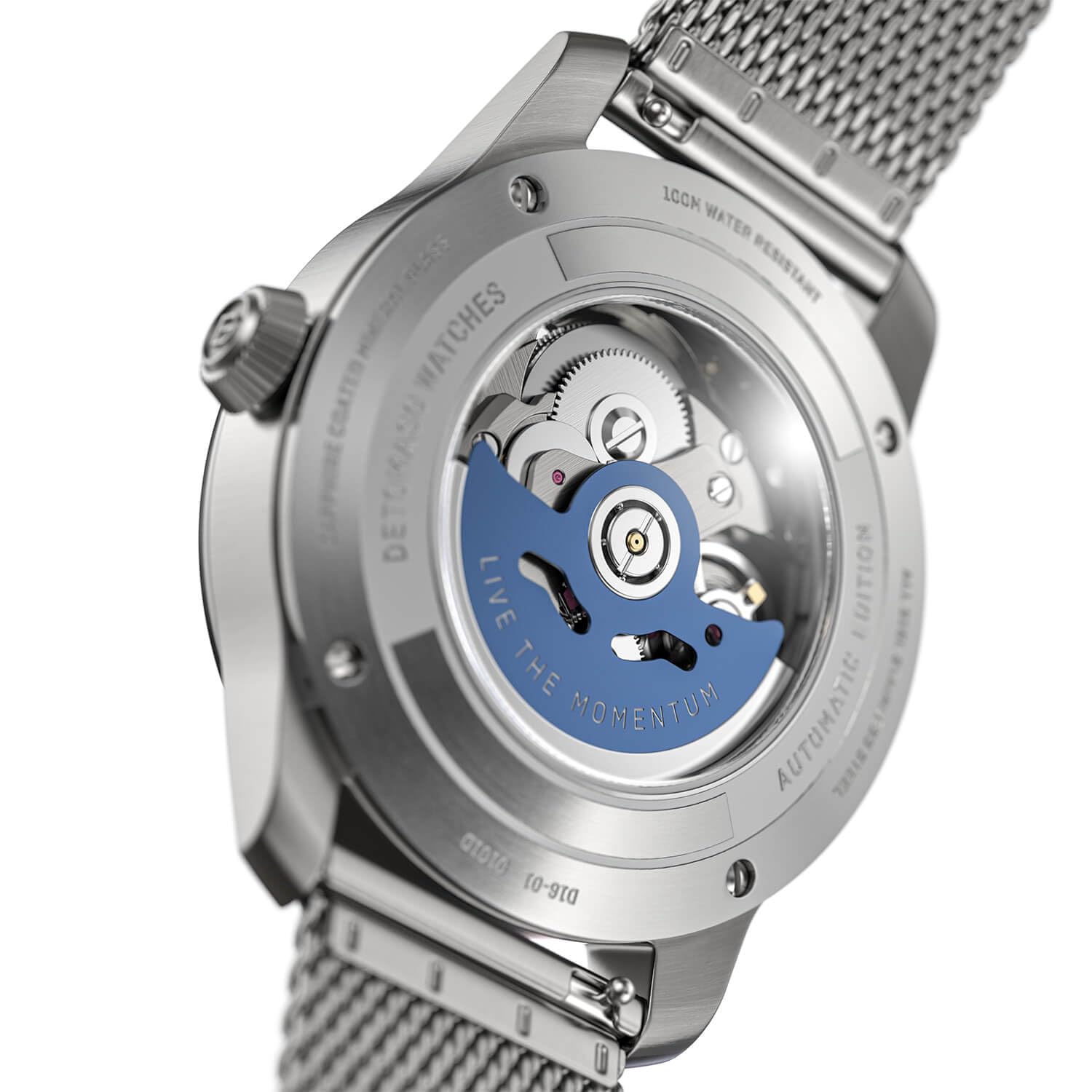 Годинник DeTomaso Urban Explorer Automatic GMT Сріблястий/Синій, сріблястий, браслет, фото №4