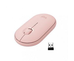Миша Logitech Pebble M350 Pink (910-005717) - Фото 1