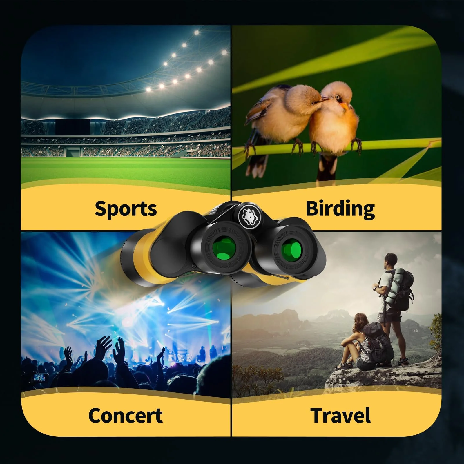 Бінокль 20x50 Professional High Performance Porro BAK4 Multilayer Coated, фото №10