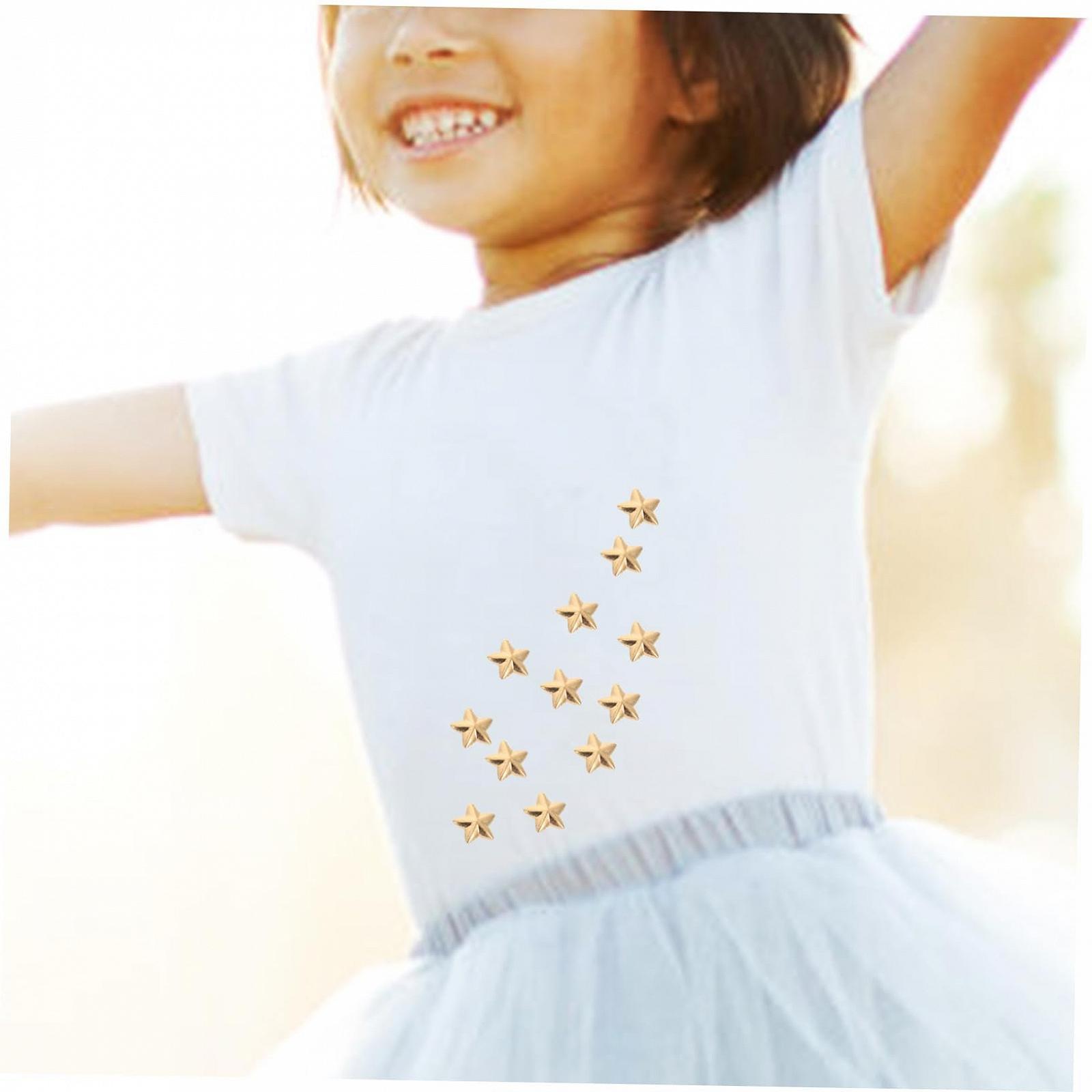 Прикраси для нігтів Healeved Пентаграма металева 200 шт., фото №3