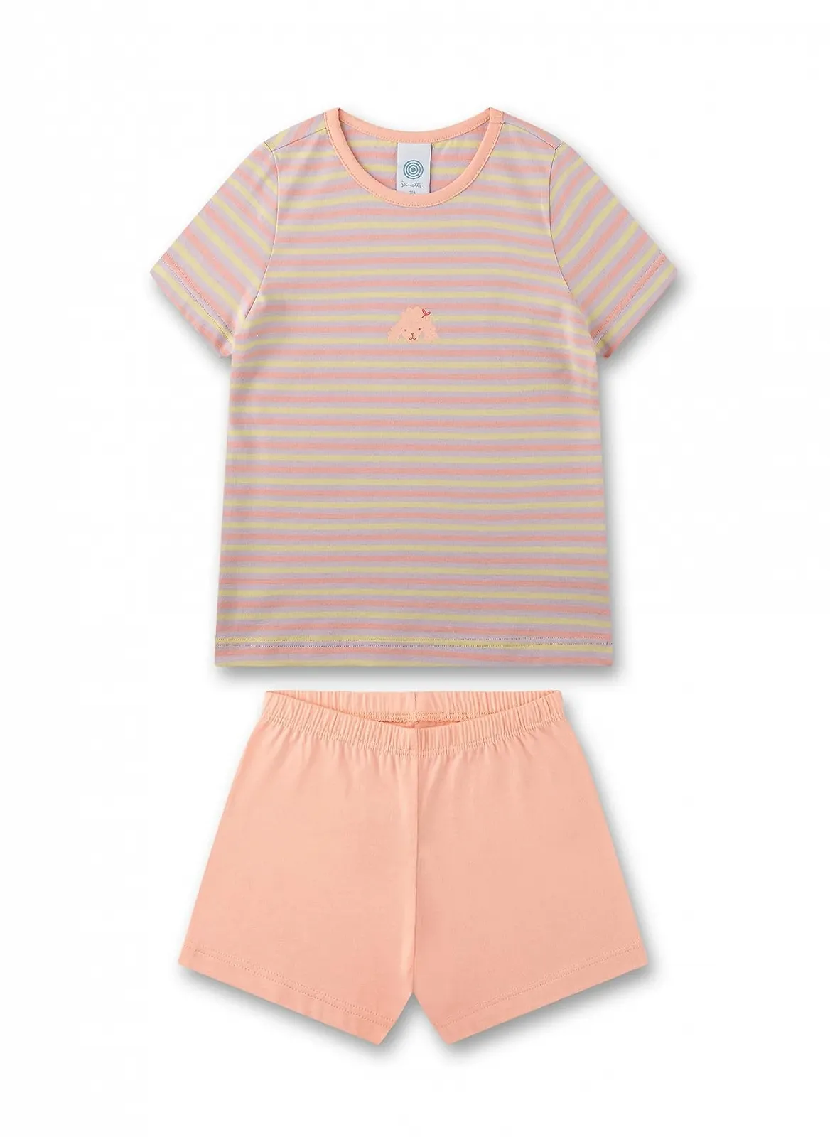 Пижама Sanetta для девочек Короткая Оранжевый, фото №1 Пижама Sanetta для девочек Короткая Оранжевый, фото №1