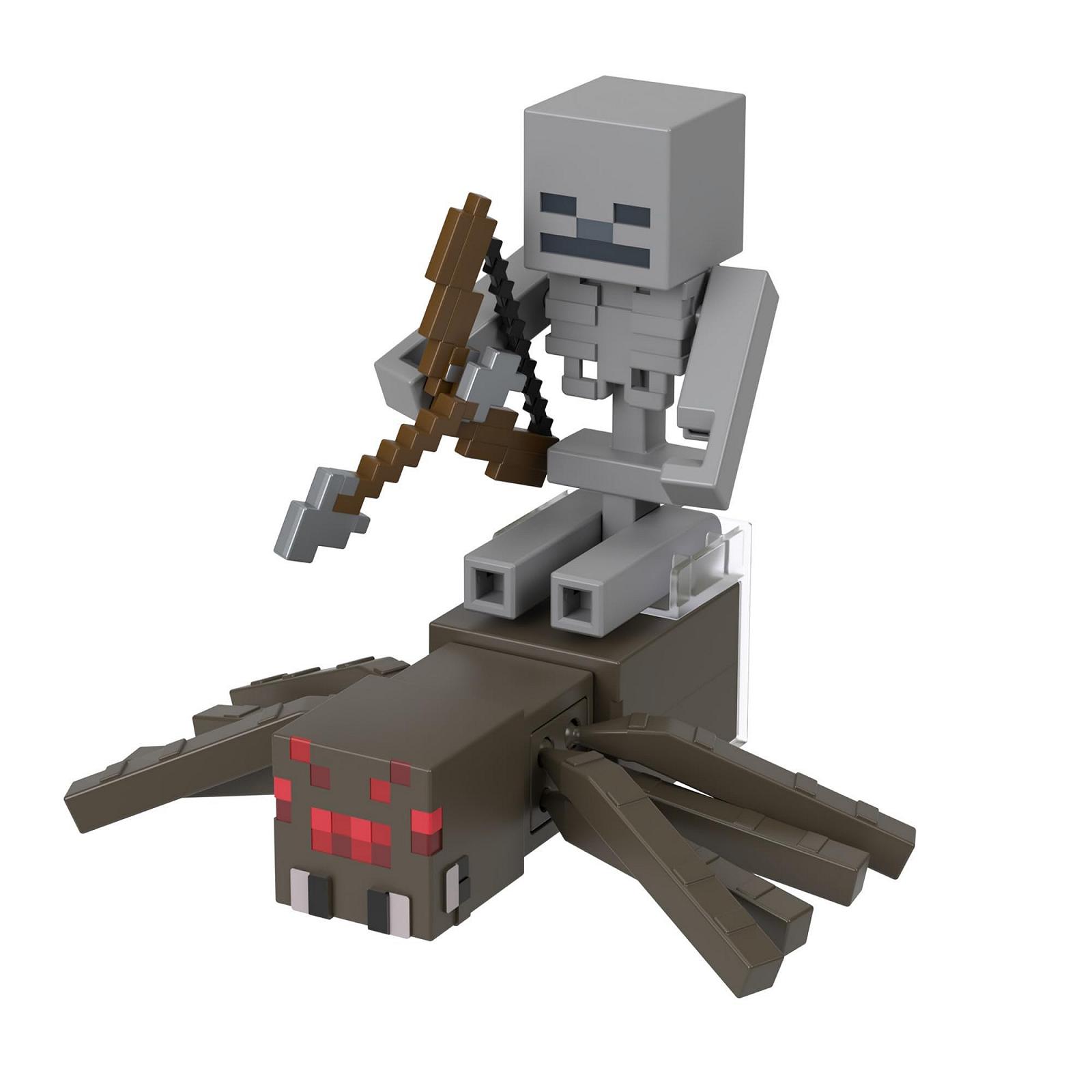 Фигурка Mattel Minecraft HLB29, 8 см, набор из 2 фигурок и 2 аксессуаров, коллекционная фигурка, фото №6