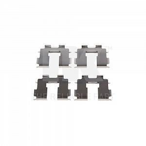 Комплект аксесуарів, гальмівні колодки дискові NK 79341717, задній міст - Фото 1