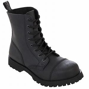 Ботинки Boots & Braces Basic 8-Hole на шнуровке со стальным подноском - Фото 1