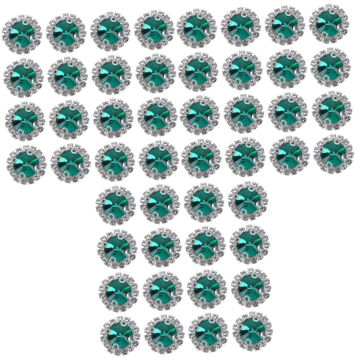 Стрази 60 шт. для скрапбукінгу, чохла телефону, DIY, вечірньої прикраси, виготовлення прикрас, прикраси для дня народження, вечірні прикраси, коштовні камені з чотирма отворами, стрази з кігтями, фото №1