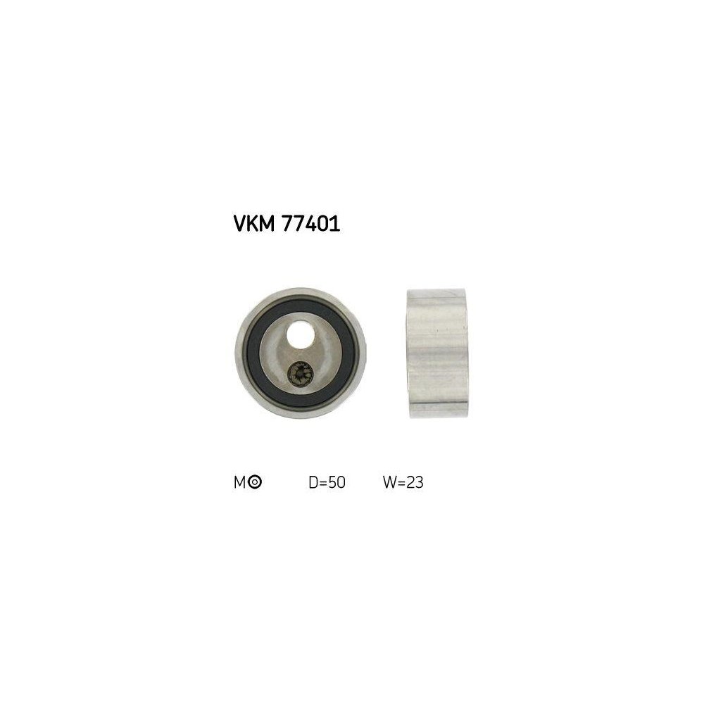 Ролик натяжителя ремня ГРМ SKF VKM 77401 для DAIHATSU, фото №1 Ролик натяжителя ремня ГРМ SKF VKM 77401 для DAIHATSU, фото №1