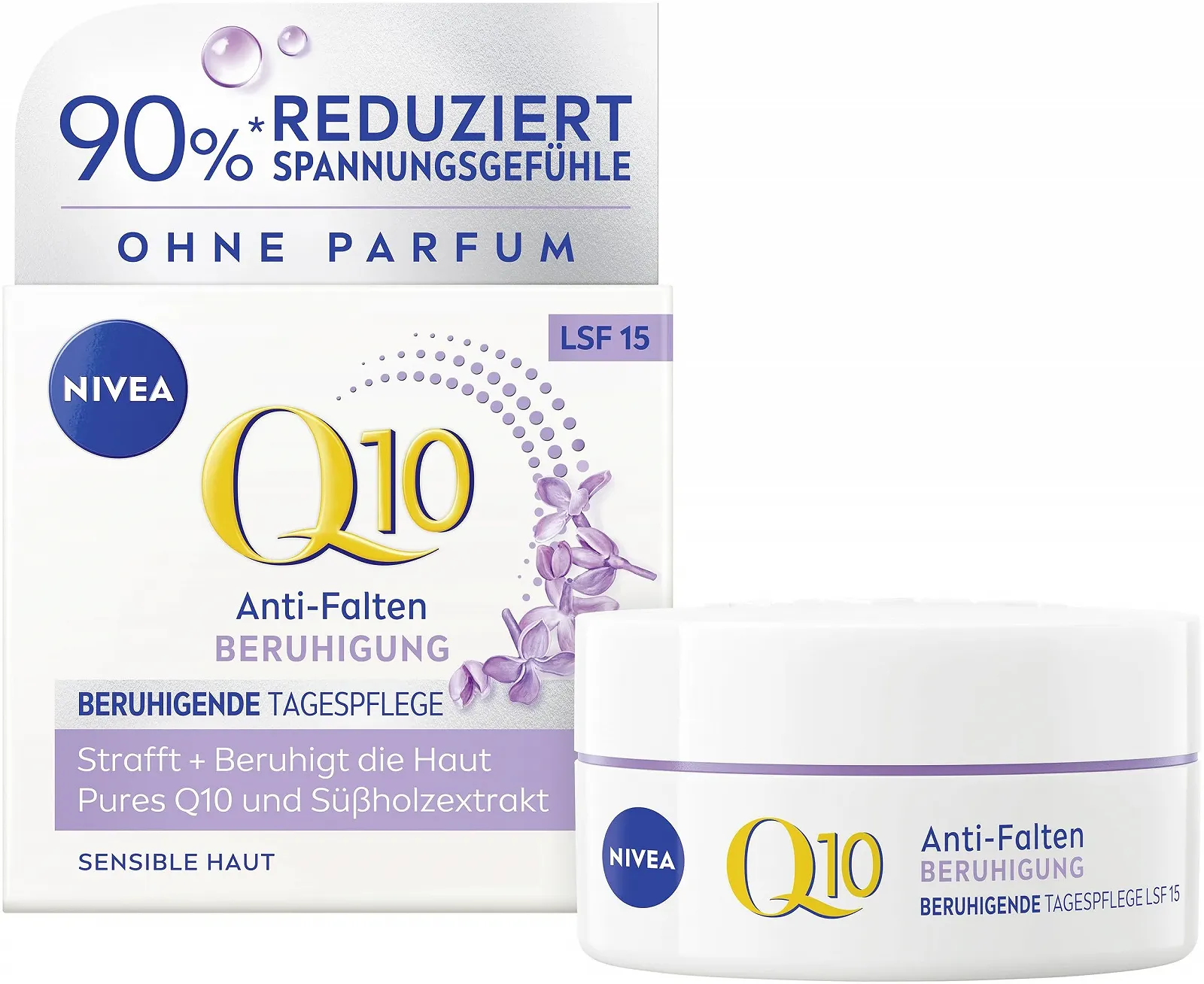 Денний крем NIVEA Q10 Без запаху SPF 15 Екстракт солодки 50 мл, фото №1 Денний крем NIVEA Q10 Без запаху SPF 15 Екстракт солодки 50 мл, фото №1