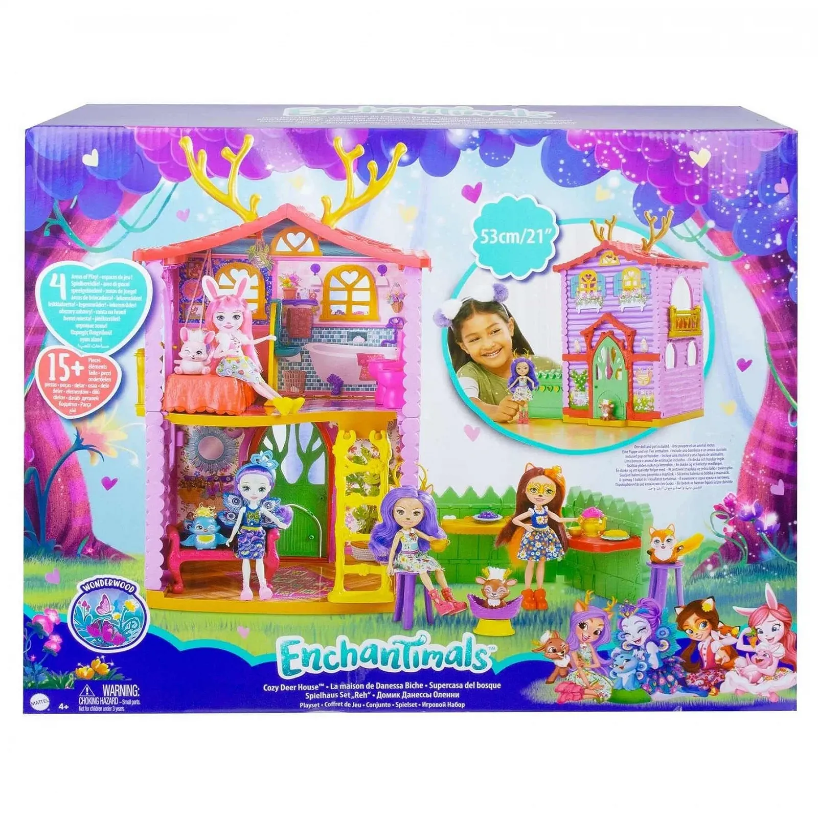 Игровой набор Enchantimals GYJ18 с оленёнком Danessa Deer 53 см цветной, фото №8 Игровой набор Enchantimals GYJ18 с оленёнком Danessa Deer 53 см цветной, фото №8