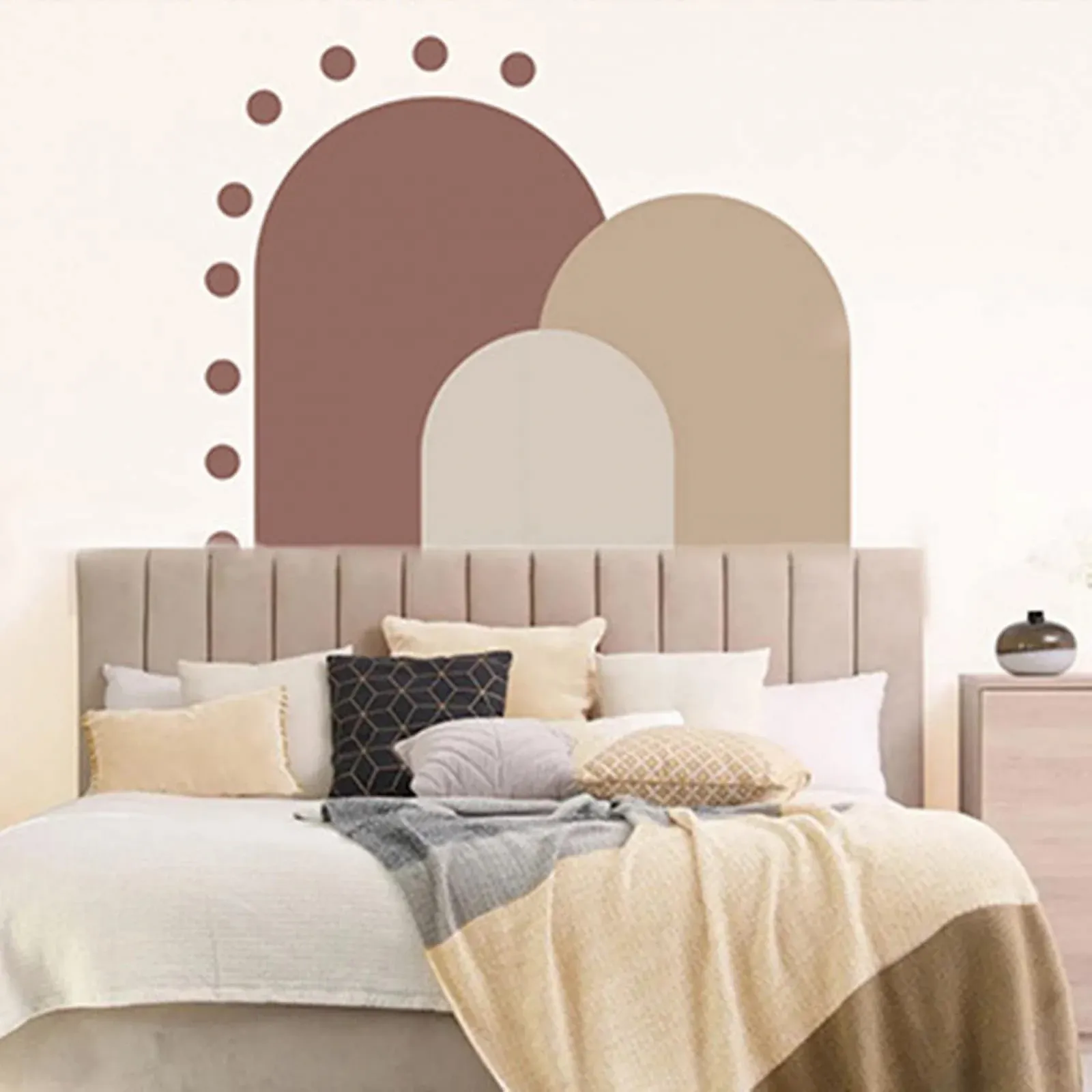 Наклейка на стіну Herfair Boho Напівкруглі геометричні арки самоклеючі для дитячої (#3), фото №3 Наклейка на стіну Herfair Boho Напівкруглі геометричні арки самоклеючі для дитячої (#3), фото №3