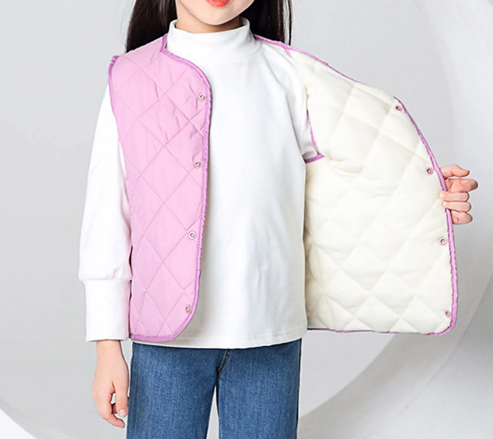 Флісова жилетка для дітей стьобана Softshell, фото №2