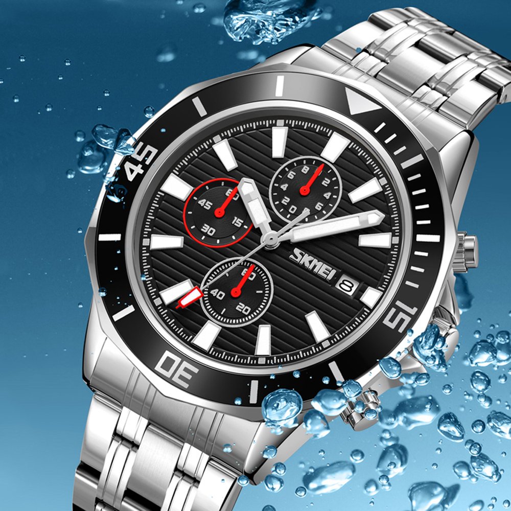 Годинник Skmei 9335 Silver-Black, фото №4