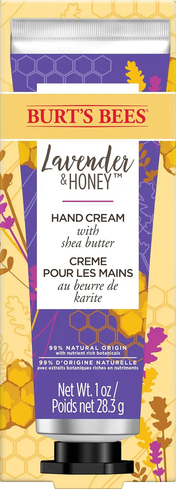 Крем для рук Burt's Bees Lavender & Honey з маслом ши та лавандою, фото №2