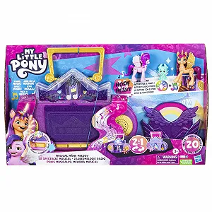 Игровой набор My Little Pony Sparkle Musical Mane Melody Radio Свет Звук 3 Фигурки для детей от 5 лет synthetic.ua - Фото 1