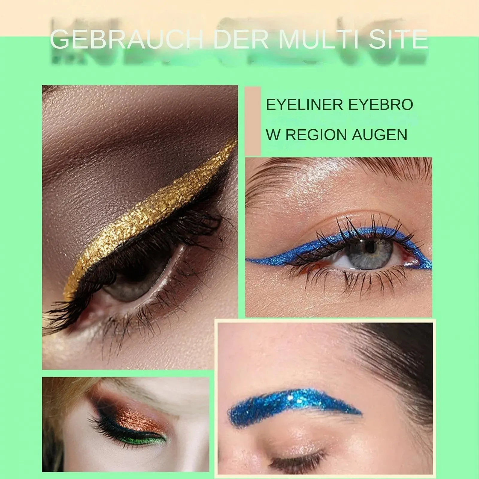 Набір підводок для очей з високою пігментацією, рідка блискуча, фото №3