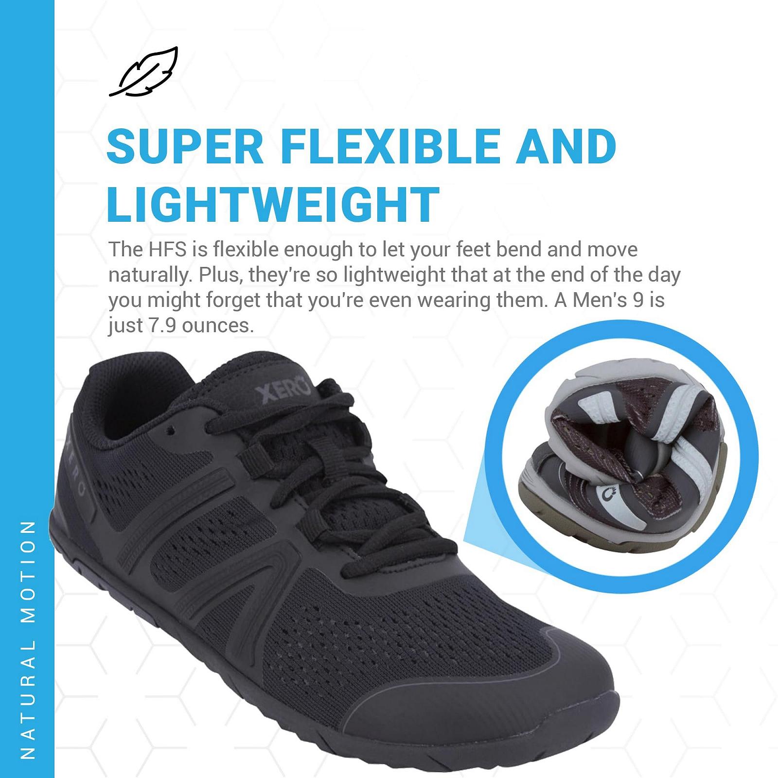 Беговые кроссовки Xero Shoes HFS мужские - Zero Drop, легкие и ощущение босиком, фото №4