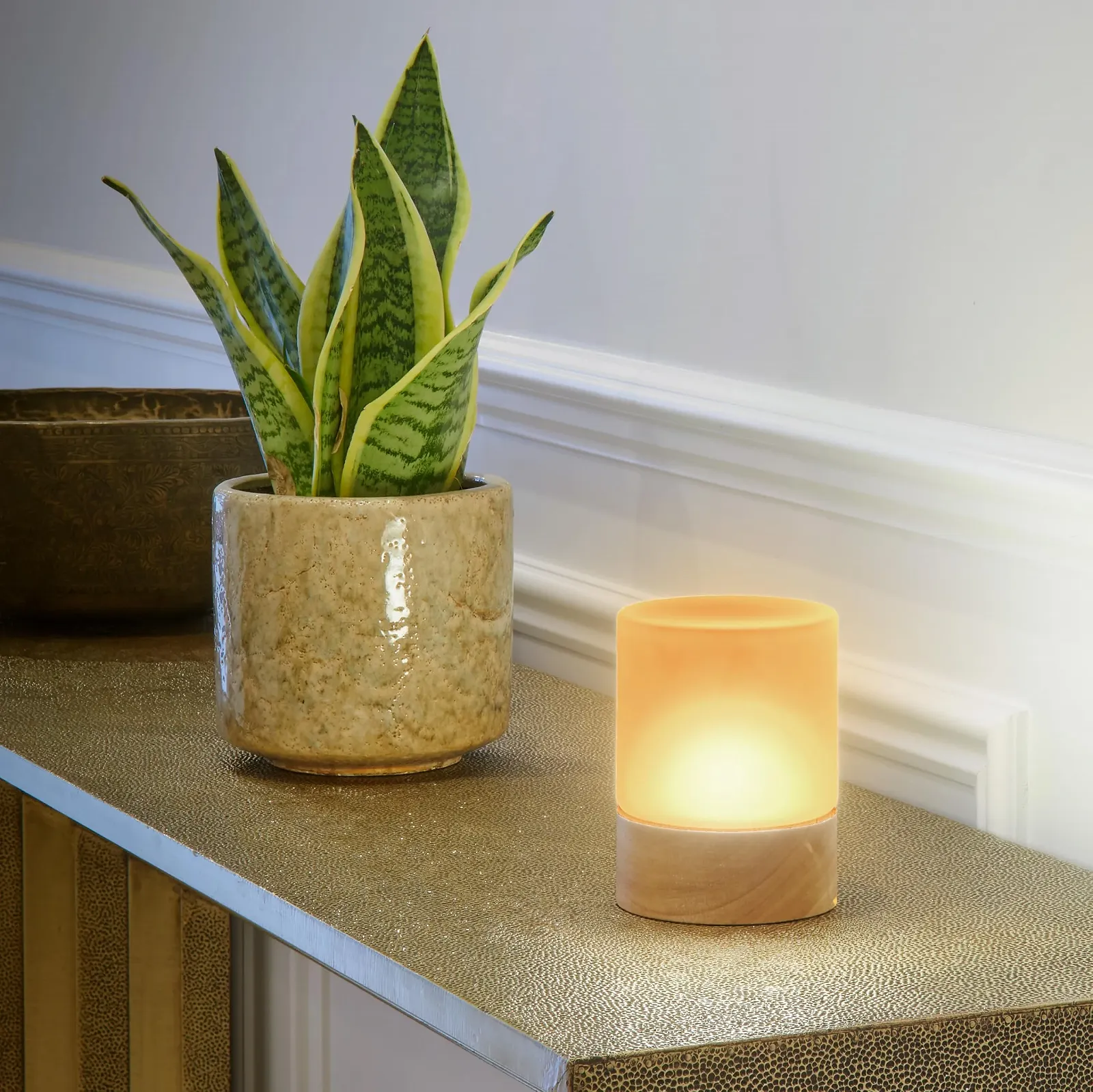 Настільна лампа Omniance Elara LED Акумуляторна Бездротова з пультом ДК 1 лампа 2 джерела світла, фото №6