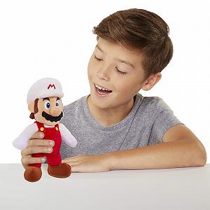Плюшева іграшка Jakks Pacific Super Mario 86756 Fire Mario 19 см synthetic.ua - Фото 1