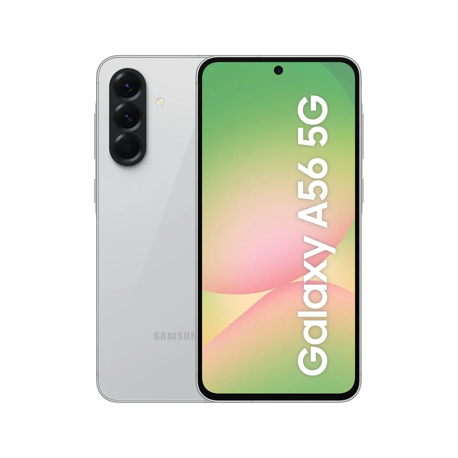 Смартфон Samsung Galaxy A56 5G AI 8 ГБ RAM 256 ГБ 50 Мп Потрясающий светло-серый, фото №1 Смартфон Samsung Galaxy A56 5G AI 8 ГБ RAM 256 ГБ 50 Мп Потрясающий светло-серый, фото №1