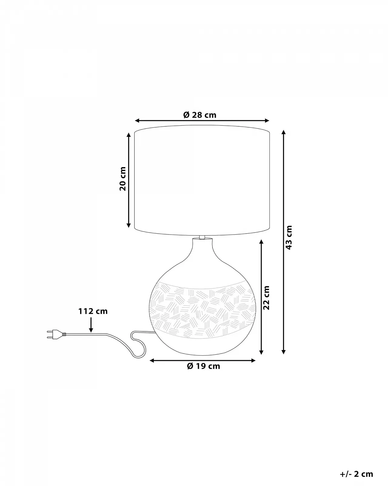 Настільна лампа Beliani Yakima В орієнтальному стилі Штучний шовк/Метал Сіра/Срібляста, фото №3