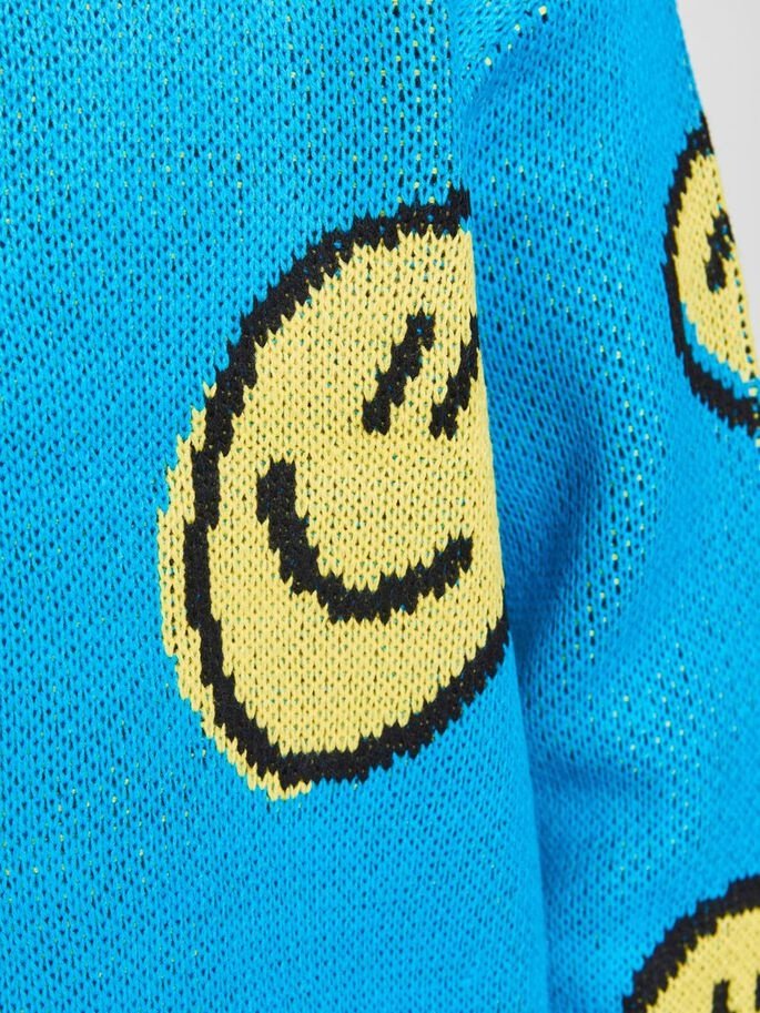 Пуловер JORSMILE KNIT CREW NECK KA KNT21 12206857-Hawaiian Ocean-Fit:WIDE Jack&Jones  XL, фото №3