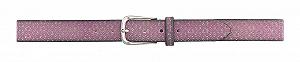 Ремень Кожаный b.belt Tessa Gold W75 Розовый/Серебристый Металлик, Розовый / Серебристый Металлик synthetic.ua - Фото 1
