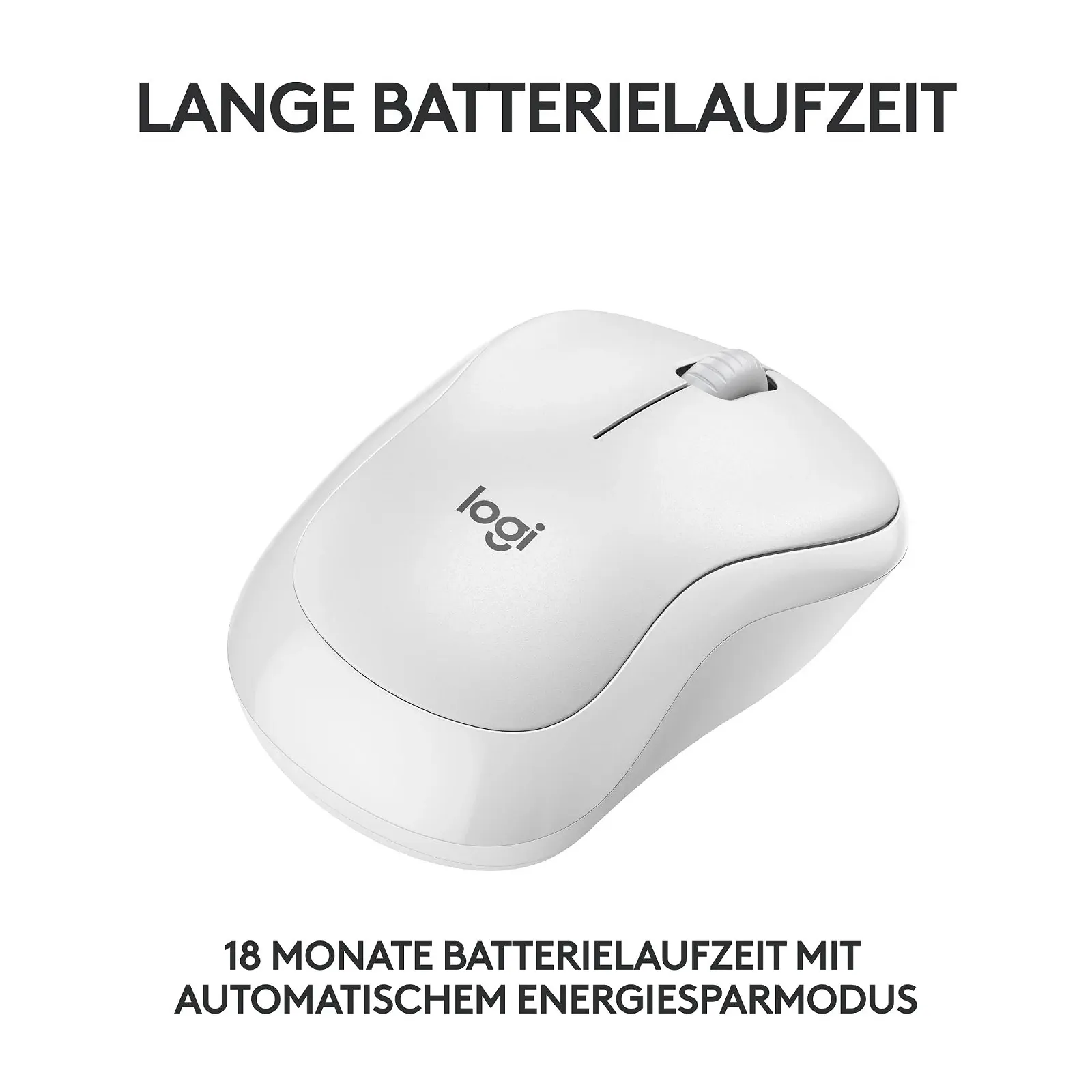 Мышь Bluetooth Logitech M240 Silent Белая, фото №4 Мышь Bluetooth Logitech M240 Silent Белая, фото №4