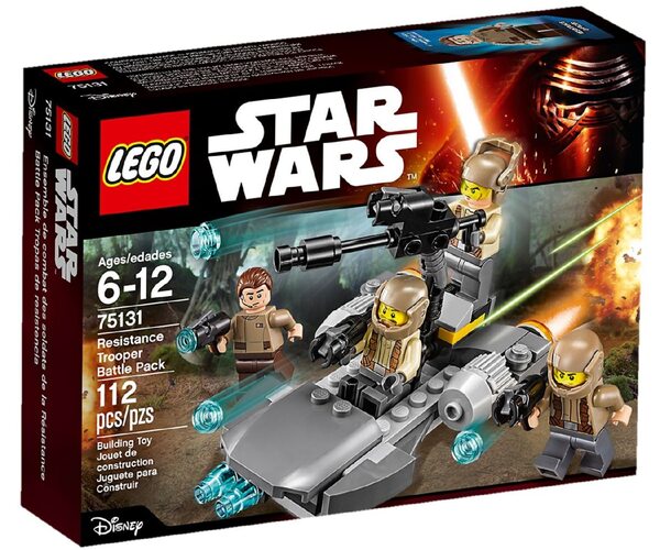 Конструктор LEGO Star Wars Штурмовое снаряжение отряда сопротивления (75131), фото №1
