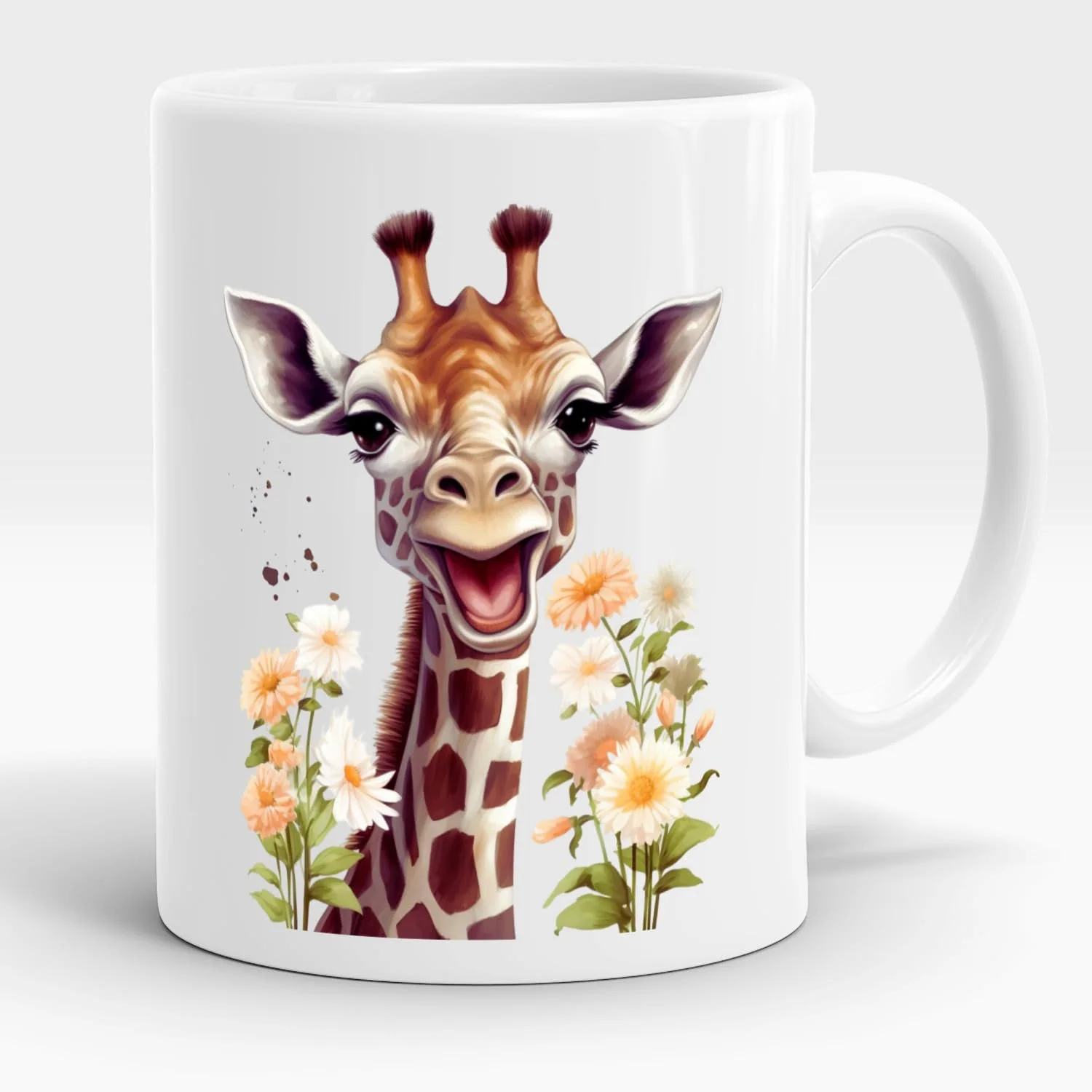 Дитяча кружка Жираф Дитячий Кумедна - Ідеально підходить для гарячих і холодних напоїв, фото №1