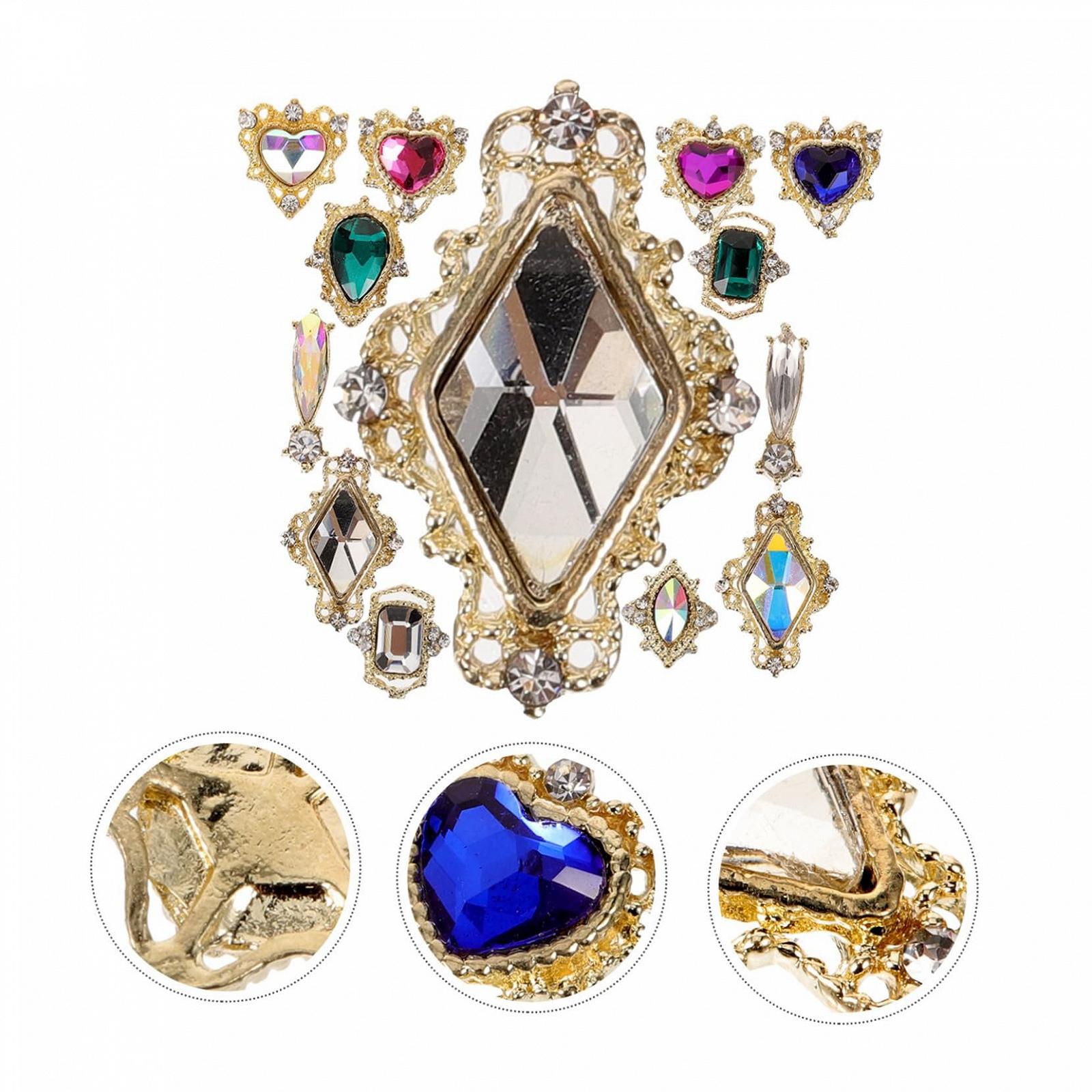 Набор украшений для ногтей Любовь, винтажные стразы для акриловых ногтей, драгоценные камни для ногтей, стразы и шармы, полный набор, фото №7 Набор украшений для ногтей Любовь, винтажные стразы для акриловых ногтей, драгоценные камни для ногтей, стразы и шармы, полный набор, фото №7