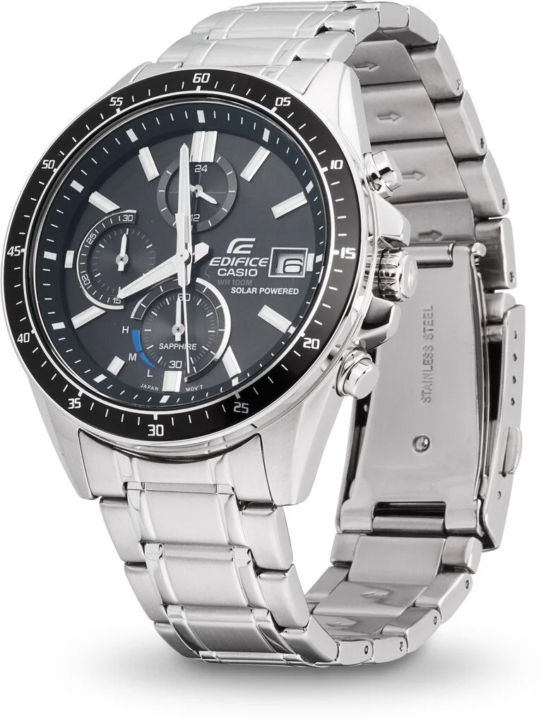 Мужские часы Casio Classic (EFS-S510D-1AVUEF) / Кварцевые / Из нержавеющей стали / Серебристый цвет, фото №2 Мужские часы Casio Classic (EFS-S510D-1AVUEF) / Кварцевые / Из нержавеющей стали / Серебристый цвет, фото №2