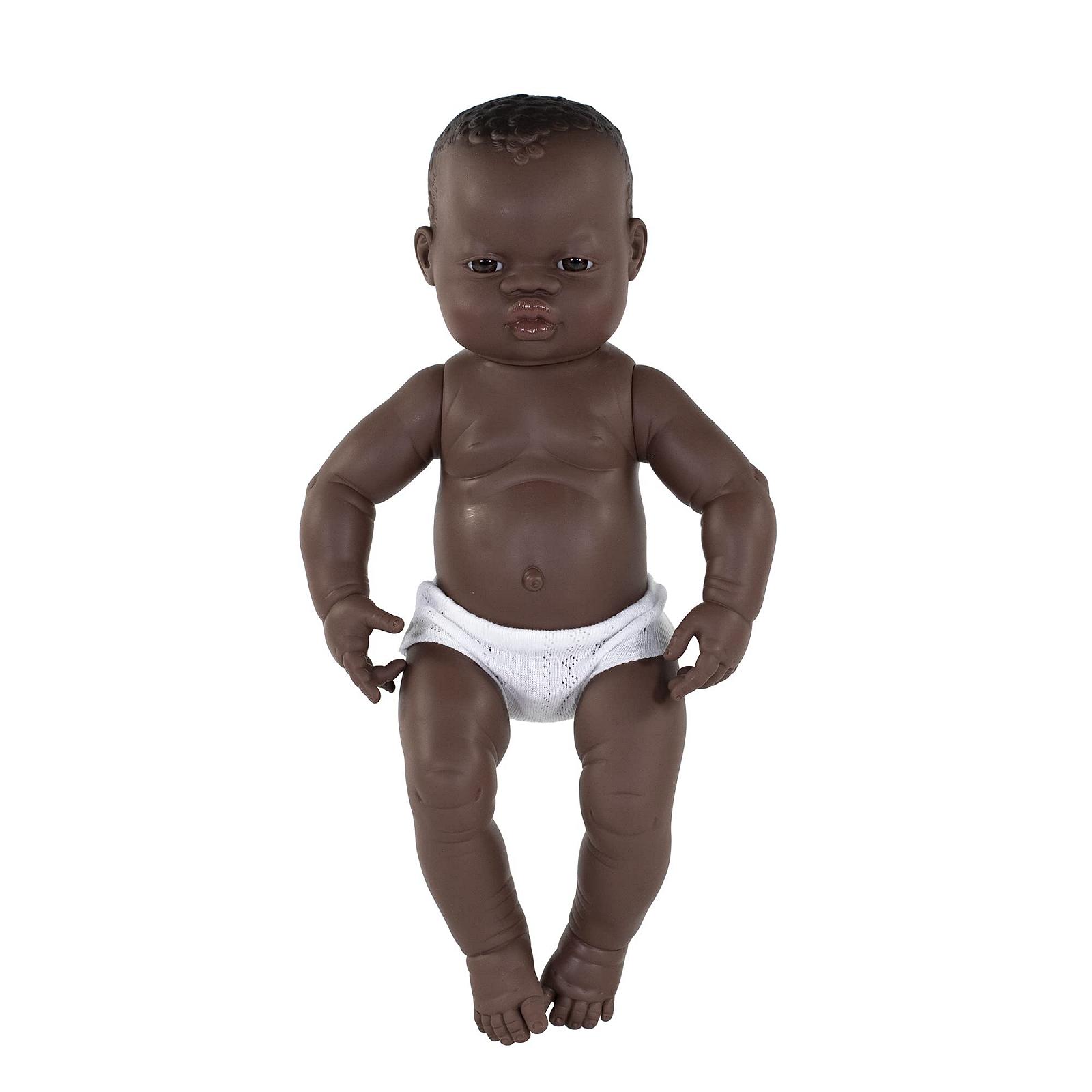 Лялька Miniland Newborn Doll African Boy, багатобарвний, фото №2 Лялька Miniland Newborn Doll African Boy, багатобарвний, фото №2